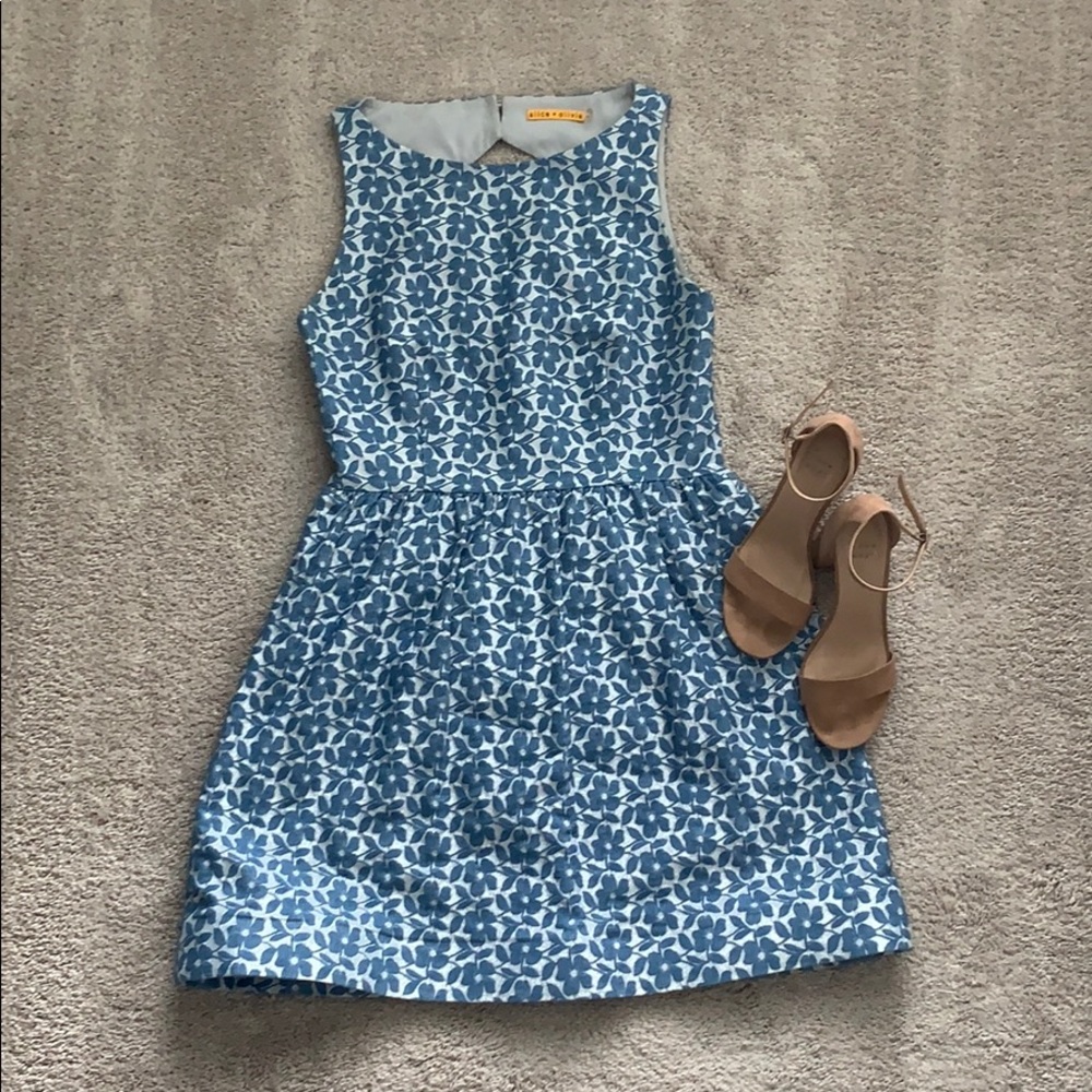 Alice + Olivia: Lillyanne Puff Skirt Mini Dress